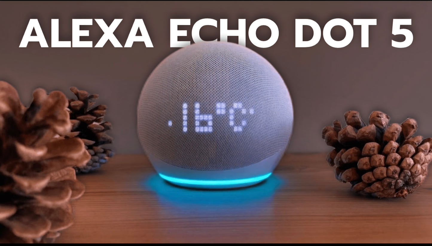 Echo Dot 5ª Geração com Alexa – Smart Speaker Original | Som Potente | Casa Inteligente